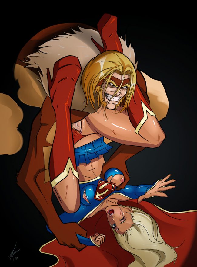 Supergirl follada por un monstruo